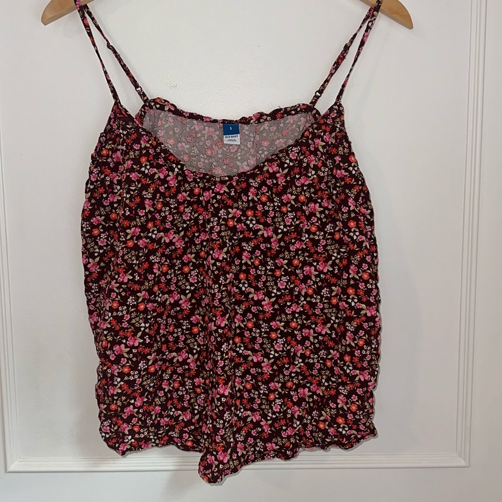 Old-Navy Floral Tank-Top